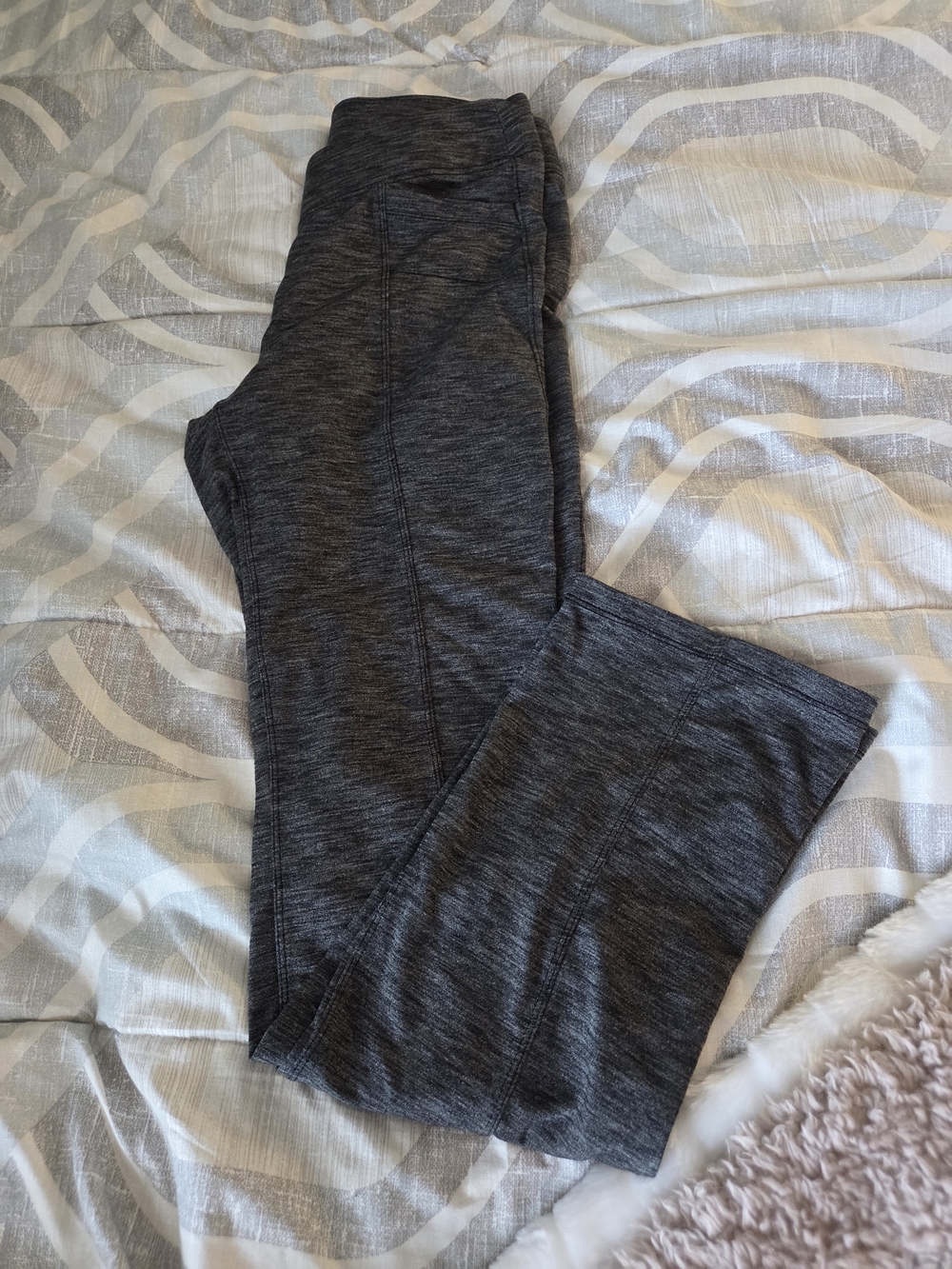 Athleta Dark Heather Gray Performance Leggings
